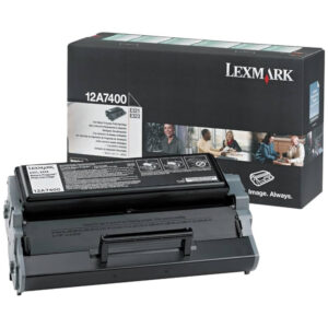 Lexmark Genuine 12A7400 Black Toner Cartridge