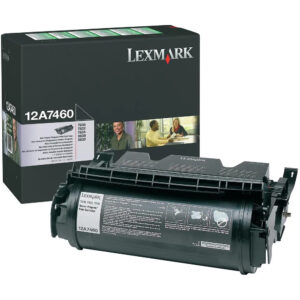 Lexmark Genuine 12A7460 Black Toner Cartridge