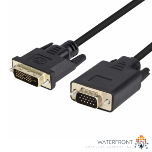 dvi-a to vga cable ends