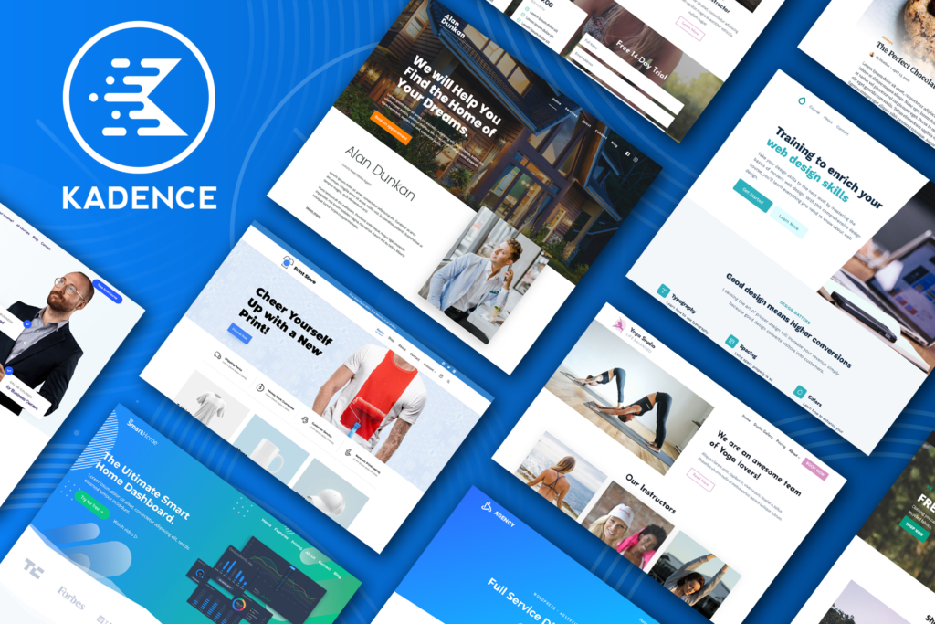 Wordpress themes designed and supported  by Kadence